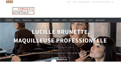 Desktop Screenshot of conseil-esthetique.fr
